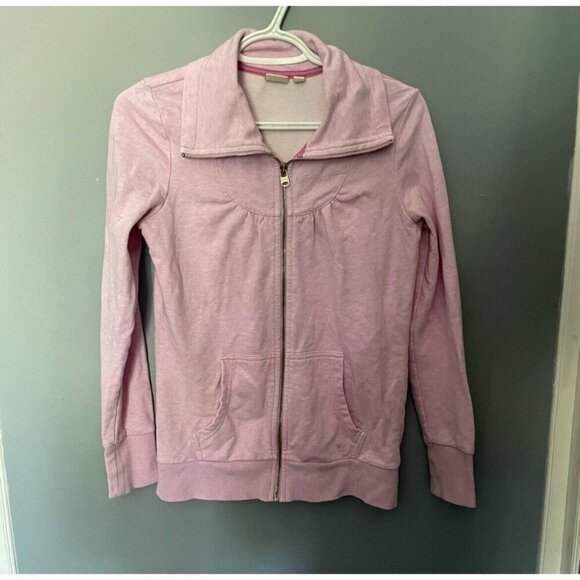 Esprit Y2K Women’s Pink Zip Up Sweater Retro Style Soft Knit Full Zip Size M/L - Picture 1 of 6